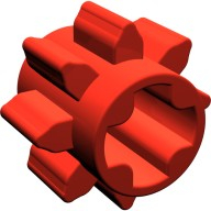 Lego ozubené kolo 8 zubů, červená (4120102)